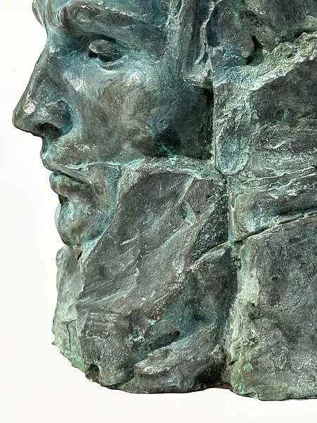 Зображення "Первісний обладунок" від Дмитро Войтович, розмір: H 40, матеріали: Бронза, медіум: Скульптура, серія: Первісні, ціна: $1400 Фото 4 з 7.